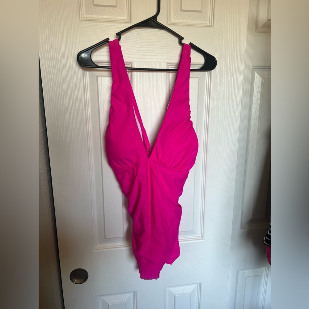 One piece Barbie pink swim NWT